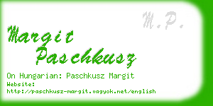 margit paschkusz business card